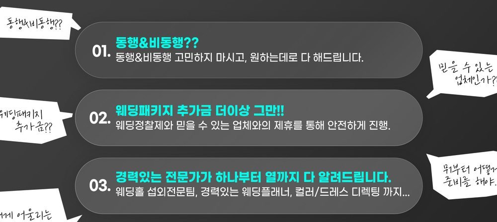 안산 고잔 위드유 웨딩박람회 문답 세 줄 — 플래너 동행 여부·패키지 추가금·준비 순서에 대한 주최 측 답