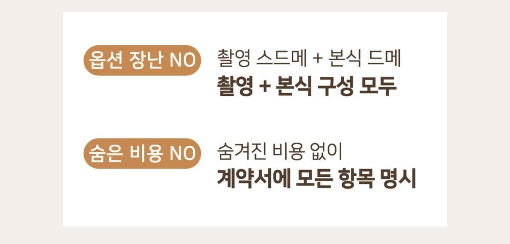 IWC 인천 웨딩박람회 스드메 정찰제 구성 — 촬영 스드메와 본식 드메 포함, 계약서 항목 명시